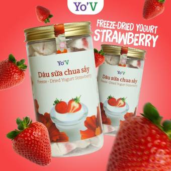 Sữa Chua Sấy Đông Khô Dâu Yo'V Vinamit