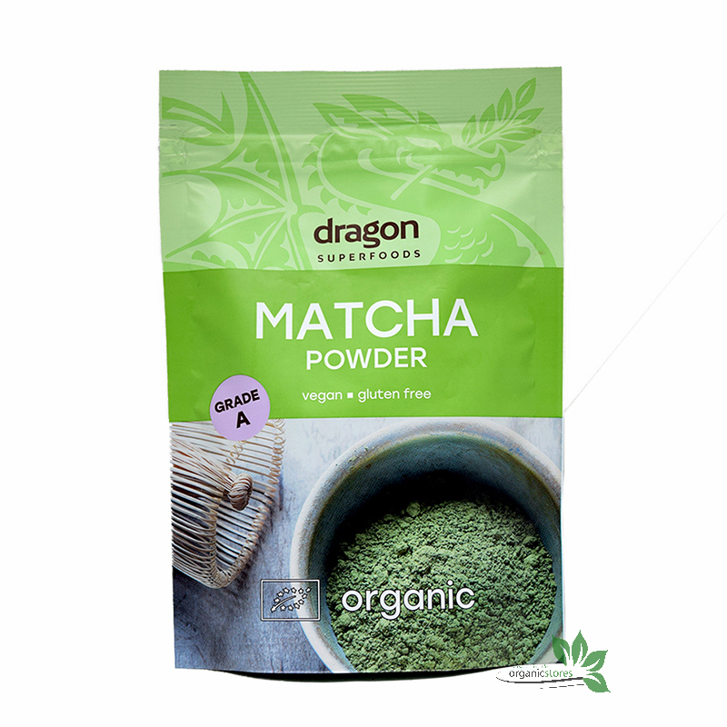 Bột trà xanh Matcha hạng A Dragon Superfoods 100gr