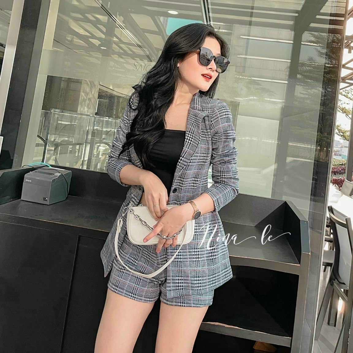 Set Bộ Vet Caro Kèm Quần Sang Trọng Đẳng Cấp Phái Đẹp Thời Trang Mocara_Fashion