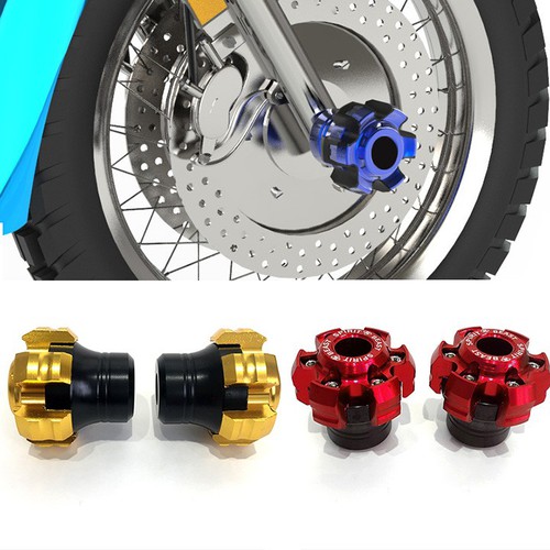 Gù chống đổ ( ngã ) trước 6 cạnh không nắp (1 cặp) Wave, Rsx NVX Exciter Winner Sh TFX