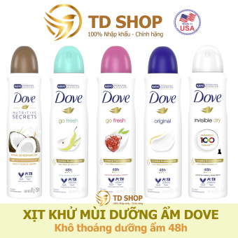 Xịt khử mùi Dove 150 ml - TD Shop