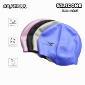 Jiejia Waterproof Silicone Swim Cap for Women and Children