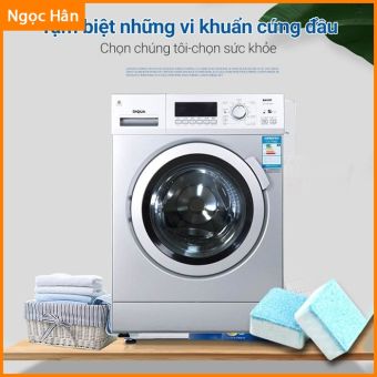 Combo 12 Viên Nén Vuông Vệ Sinh Lồng Máy Giặt Dùng Cho Cả Dòng Máy Cửa Trên Và Cửa Ngang ngochanshop