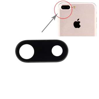 ReplacementPartsMall Vỏ Ống Kính Camera Phía Sau Cho iPhone 7 Plus (Màu Đen)