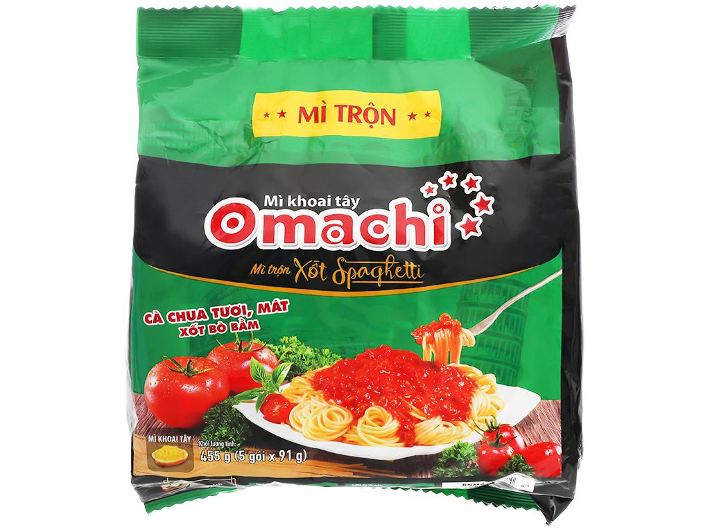 Mì Khoai Tây Omachi Xốt Spaghetti 91g