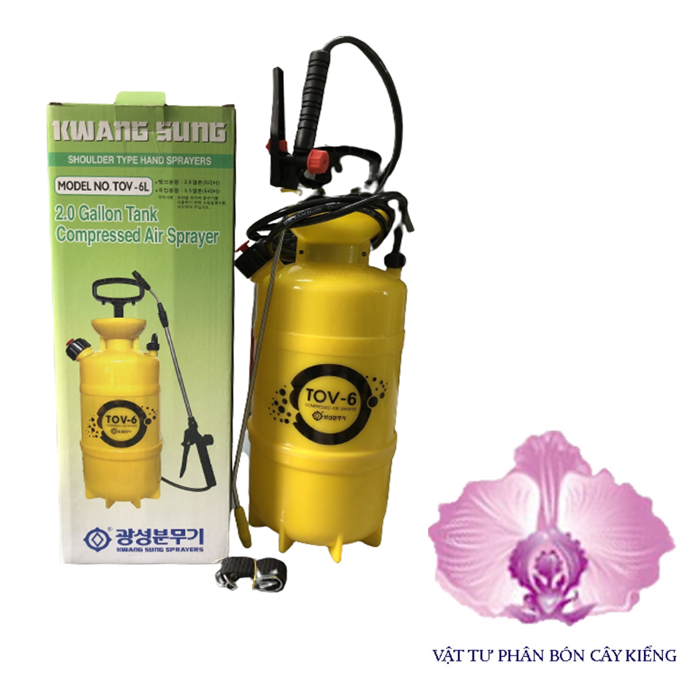 Bình xịt tưới cây kwang sung hàn quốc - #009d# 6 lít