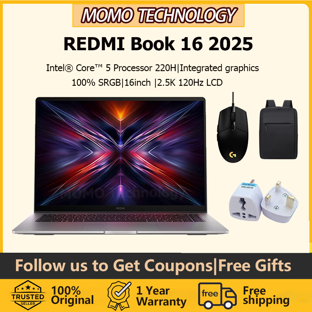 2024 Xiaomi Redmi Book 16 Laptop Intel I5-13500H, 120Hz