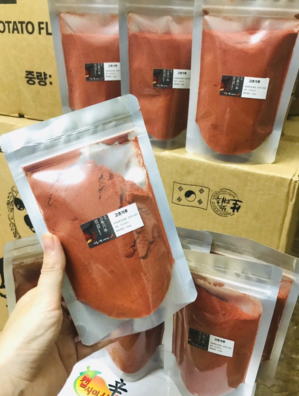 Ớt bột hàn quốc làm kim chi gói 100g