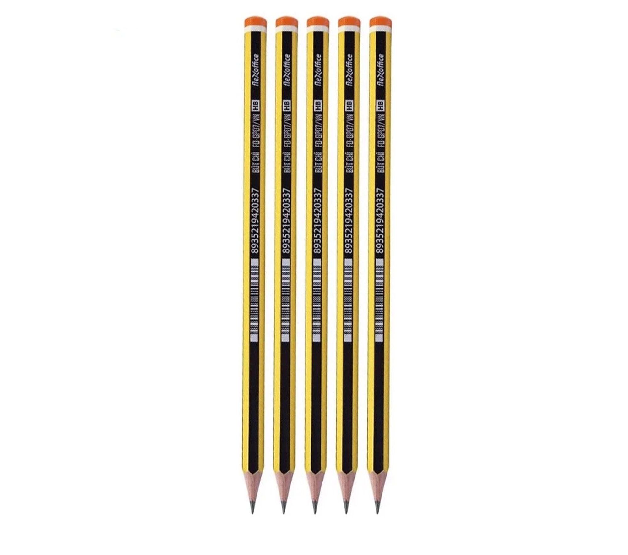 Bút chì gỗ 2b flexoffice fo-gp08/vn, hộp 12 bút