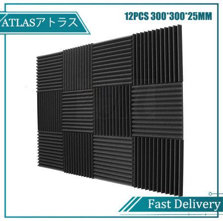 Soundproof Acoustic Foam Panels - 12PCS Atlas
