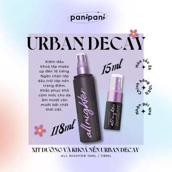 Xịt Khoá Makeup Urban Decay All Nighter Makeup Setting Spray