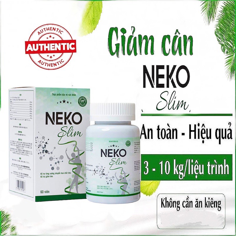 [Ưu Đãi Ship] Giảm Cân An Toàn  NEKO SLIM Trong vòng 7 ngày giảm từ 3-5kg