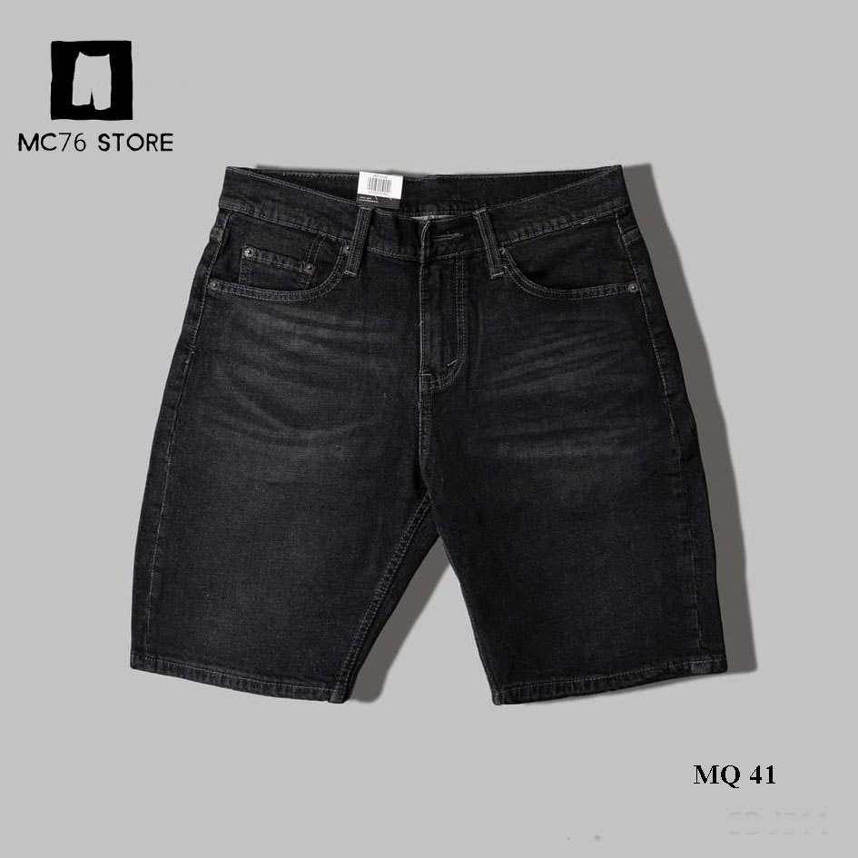 Quần short jean nam đơn giản,chất jean cotton co giãn,from suông MC76
