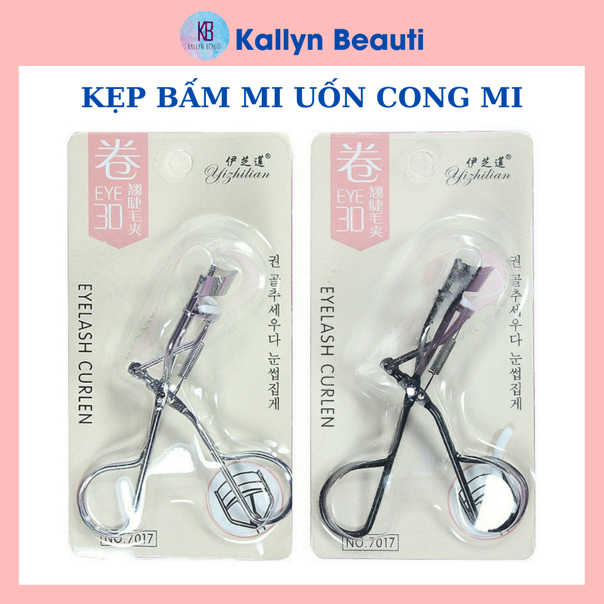 Kẹp bấm mi uốn cong lông mi 3d yighilian