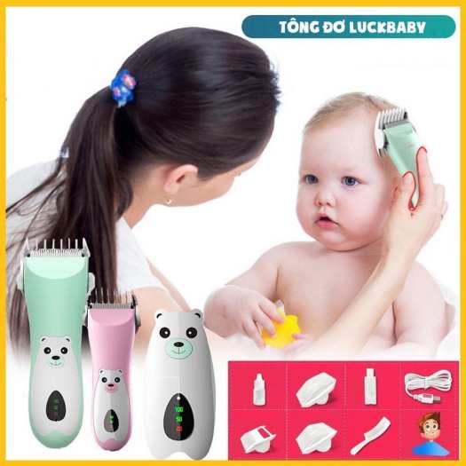 TÔNG ĐƠ CẮT TÓC CHO BÉ SƠ SINH LUKBABY, CẮT TÓC CHO TRẺ TỪ 0-15 TUỔI SẠC ĐIỆN