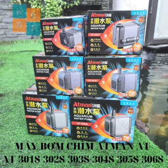 Bơm ATMAN AT-301S | 302S | 303S | 304S | 305S | 306S - Dòng bơm thế hệ mới mạnh mẽ, tiết kiệm điện