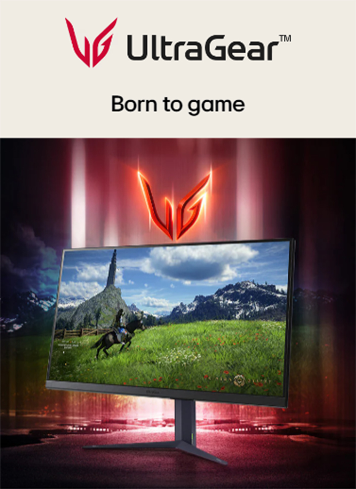 LG UltraGear 32" QHD Nano IPS Gaming Monitor | 180Hz Refresh | HDR10 | DCI-P3 98% | VESA Certified | AMD FreeSync™ · v2