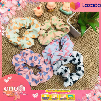 Đồ cột tóc vải voan lụa các loại/CỘT TÓC BUỘC TÓC VẢI NỮ SCRUNCHIES HOT TREND NHIỀU MẪU NHIỀU MÀU/Scrunchies nữ vải xốp nhẹ nhiều màu