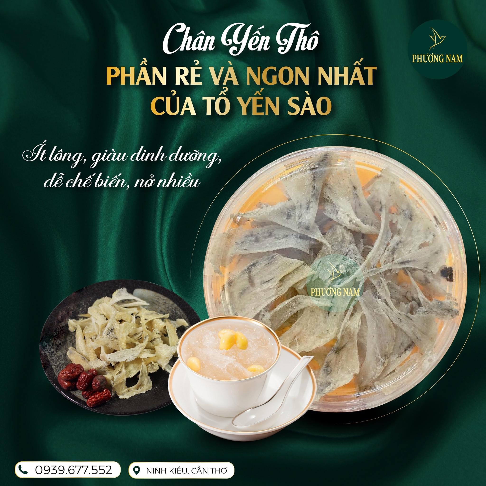 Chân yến thô 100g 2200k - Chân yến thô nguyên chât, ít lông - tổ yến thô nguyên chất nhà nuôi