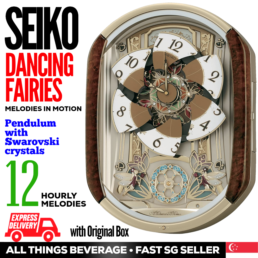 Seiko dancing fairies discount melodies in motion clock