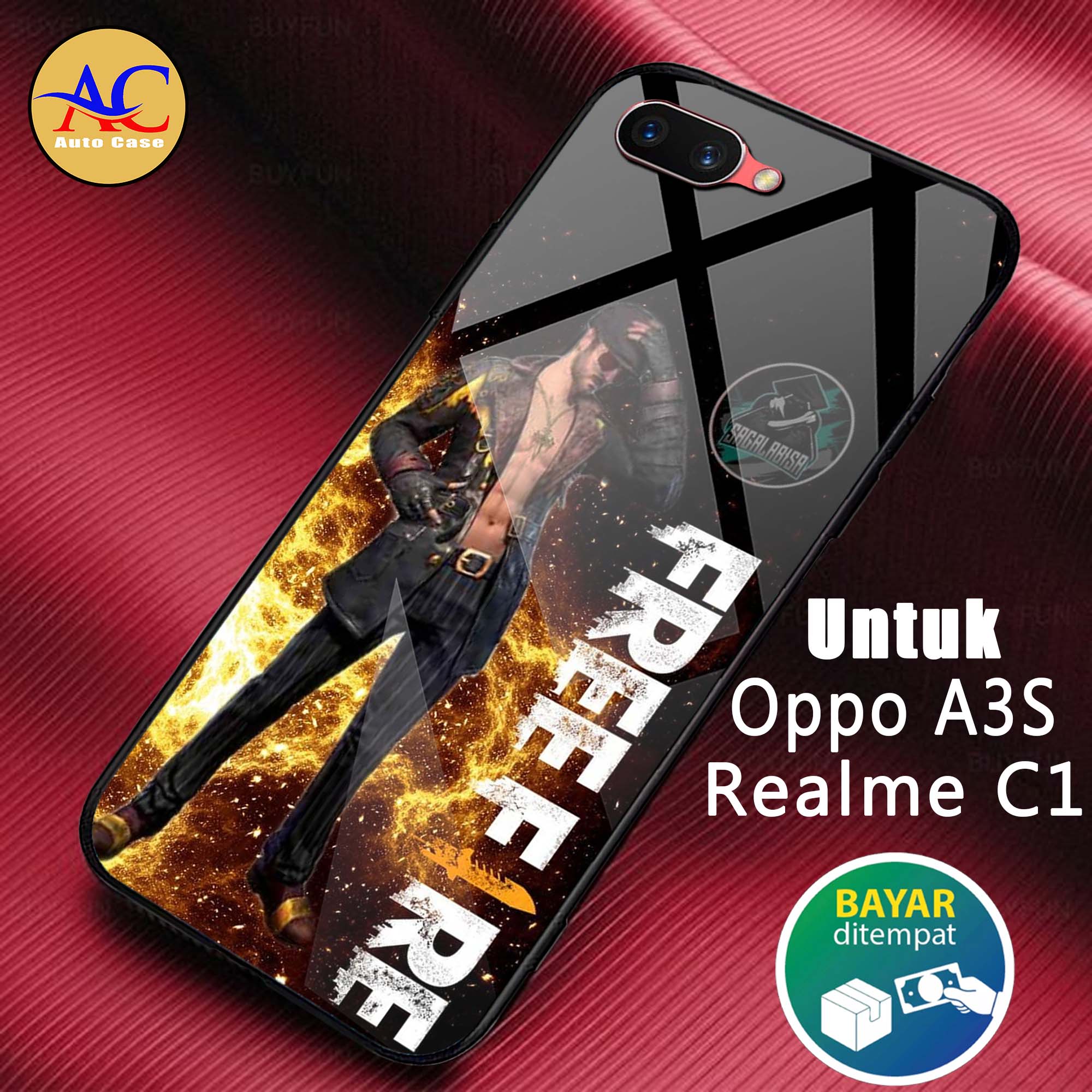 Beli Casing Hp Oppo A3s Fire Free Online Harga Terbaik Lazada
