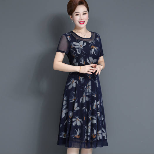 Mã A744 Giá 830K: đầm váy dài tay cổ bẻ sơ mi nữ mùa xuân và mùa hè dài qua  đầu gối Fan Qingshu ChamCham Shop