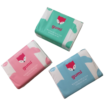 Khăn giấy khô cao cấp Gumi 3 lớp, khăn giấy rút , giấy đa năng, giấy ăn, giấy vệ sinh không chứa tạp chất hoàn toàn tự nhiên 300 tờ