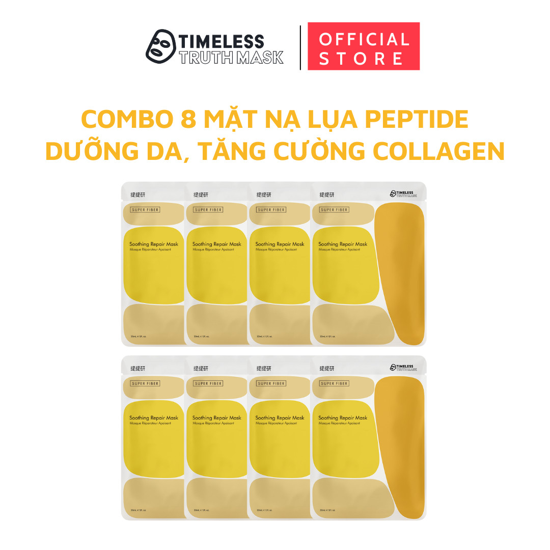 Combo 8 Mặt nạ siêu sợi bổ sung Collagen Timeless Truth Mask