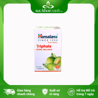 Viên uống Himalaya Triphala - Hỗ trợ thải động ruột (Hũ 60 viên)