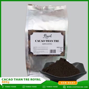 Bột Cacao Than Tre 400g | Cacao than tre nguyên chất | Nguyên liệu pha chế