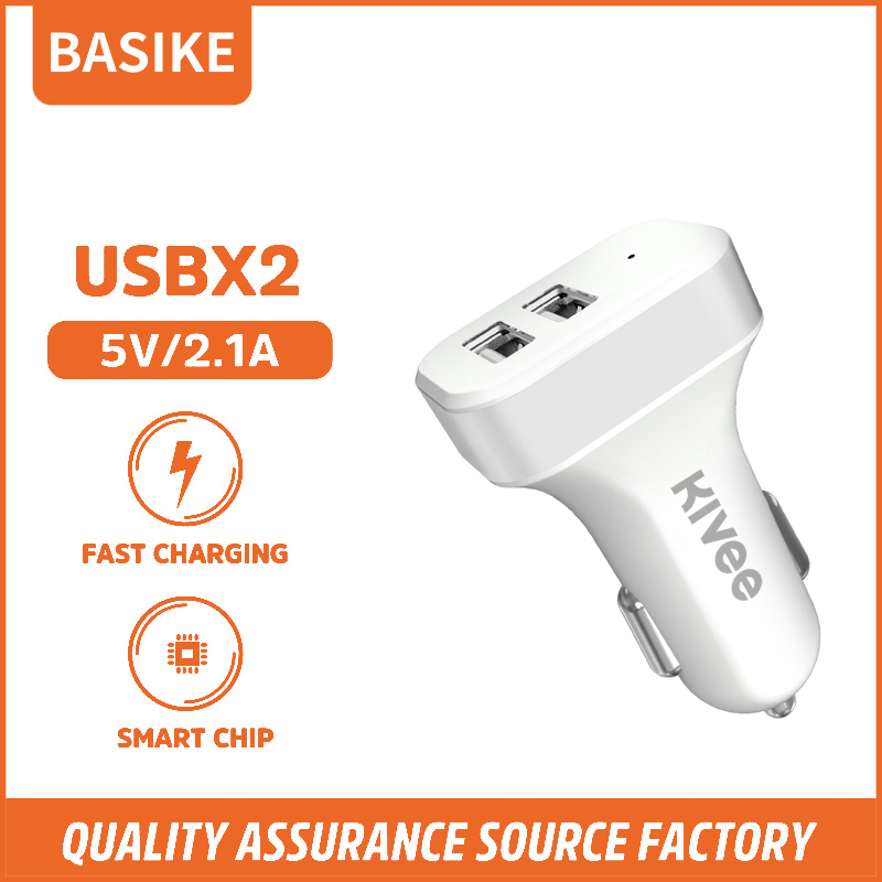 Bộ sạc ô tô 2 USB 2.1A Bộ sạc nhanh đa năng Quick Charge 3.0 với màn hình