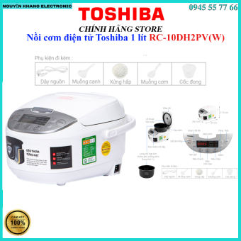 Nồi cơm điện tử Toshiba 1 lít RC-10DH2PV(W)