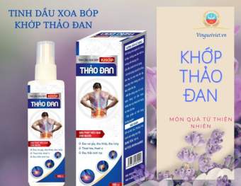 TINH DẦU XỊT KHỚP THẢO ĐAN Giảm Nhanh Đau Nhức Xương Khớp - Chai 100ml