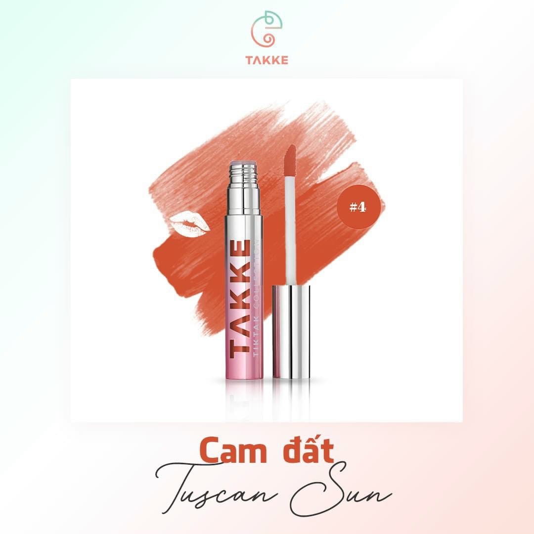 Son kem lì takke dưỡng môi cam đất tuscan sun