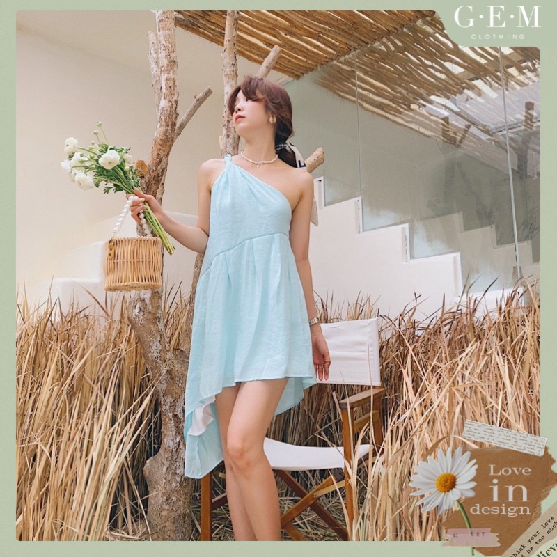 Đầm xéo vai eira dress gem clothing sp060459