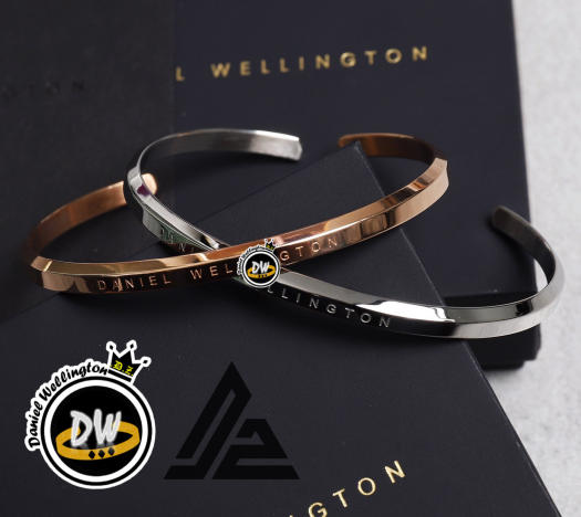 Giá hủy diệt] Vòng Cuff DW v1 - Vòng tay cặp đôi thời trang Titanium thép không gỉ 316L [Bảo Hành 1 năm
