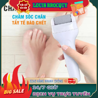 Máy mài gót chân Máy tẩy tế bào chết gia đình, pin sạc, 2 đầu mài CG1 tẩy tế bào chết da