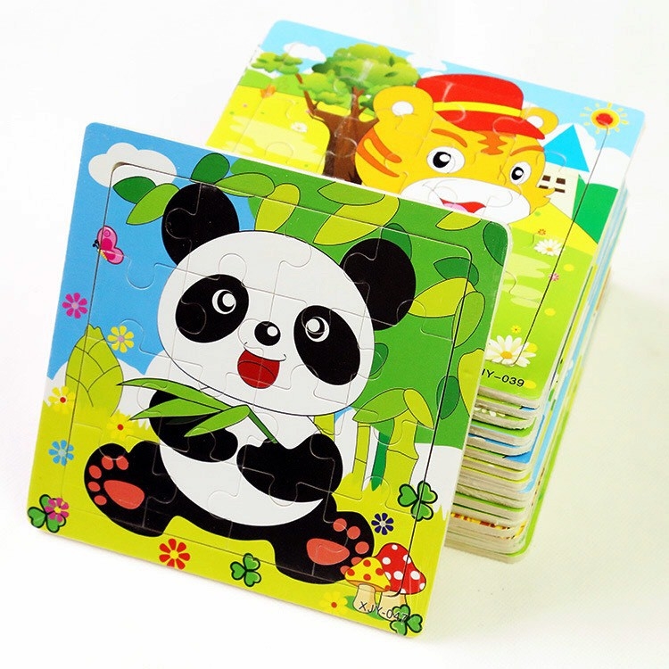 Đồ chơi xếp hình, tranh ghép hình 9 miếng ghép giúp bé rèn luyện tư duy, đồ chơi gỗ, tranh ghép hình gỗ, đồ chơi ghép hình, tranh xếp hình cho bé, tranh ghép gỗ 16 miếng, tranh gỗ ghép hình - go kids