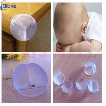Bọc góc bàn Silicon bảo vệ trẻ em tránh va đập cạnh góc bàn an toàn cho bé (4 miếng)