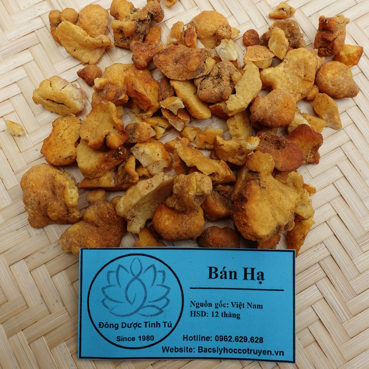 Bán hạ 100g, dược liệu loại 1, khô, sạch