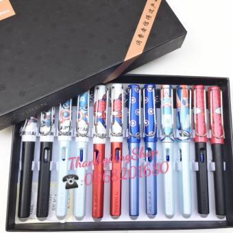 Bút máy tẩy xóa được, viết êm trơn nhiều màu mực