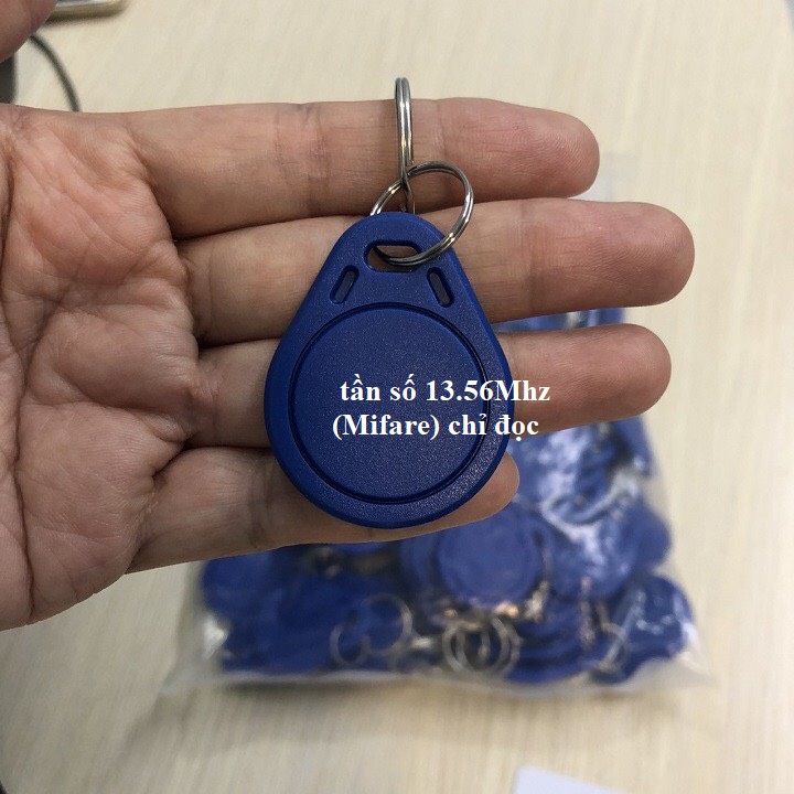Thẻ từ dạng móc khóa tần số 13.56Mhz chỉ đọc