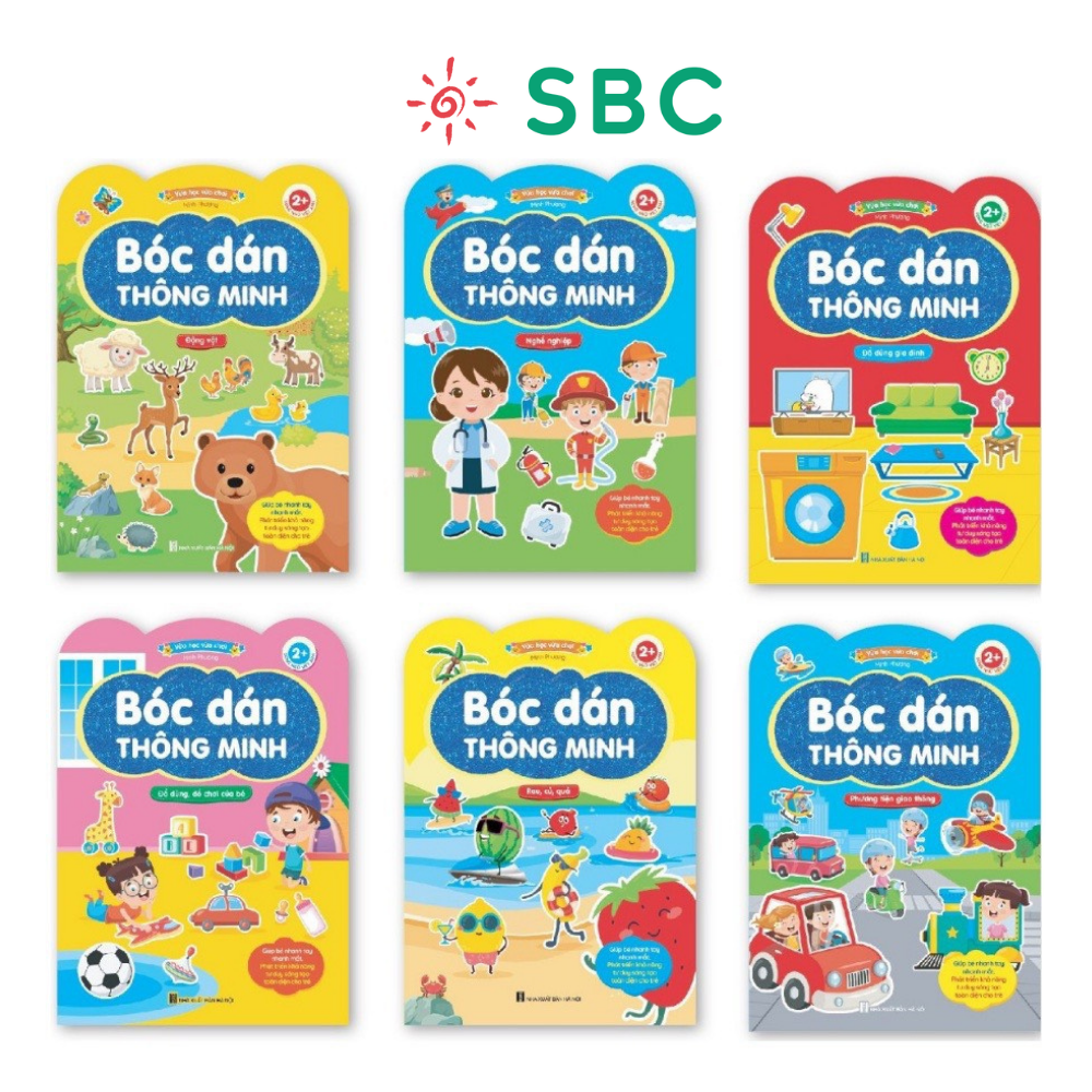 Sách bóc dán thông minh - song ngữ việt anh