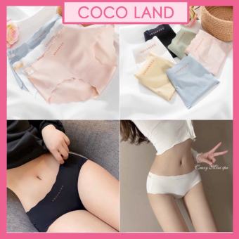 Quần Lót Su Lạnh Viền Sóng Gân Tăm giãn nở Cạp Chống Tụt 6688 Coco land đồ lót nữ deal sock