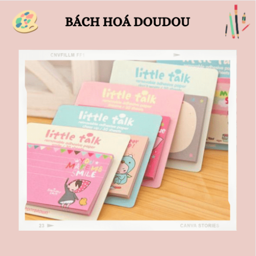 GIẤY NOTE CUTE GIÁ RẺ NHỎ GỌN TIỆN LỢI