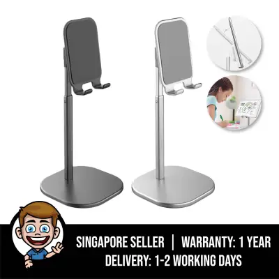Portable Angle Height Adjustable Phone Stand Holder for Desk, Compatible with All Mobile Phones (1)