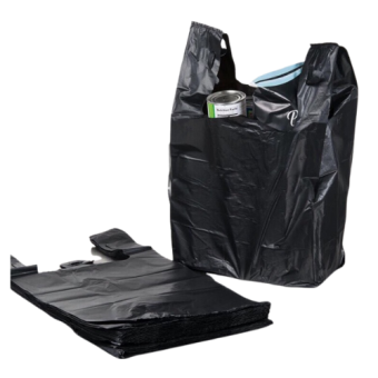 0,5KG) TÚI XỐP ĐEN ZIN 2 QUAI đựng hàng  PE = TÚI NILON 2 QUAI XÁCH - có đủ các Size