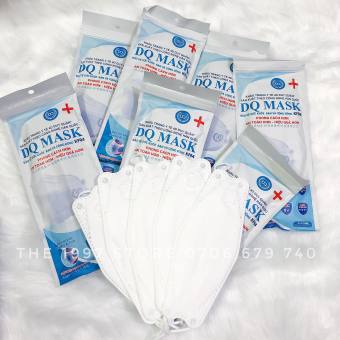 KHẨU TRANG 4D KHÁNG KHUẨN DQ MASK CAO CẤP 4 Lớp (bịch 10 cái) HÀNG CTY