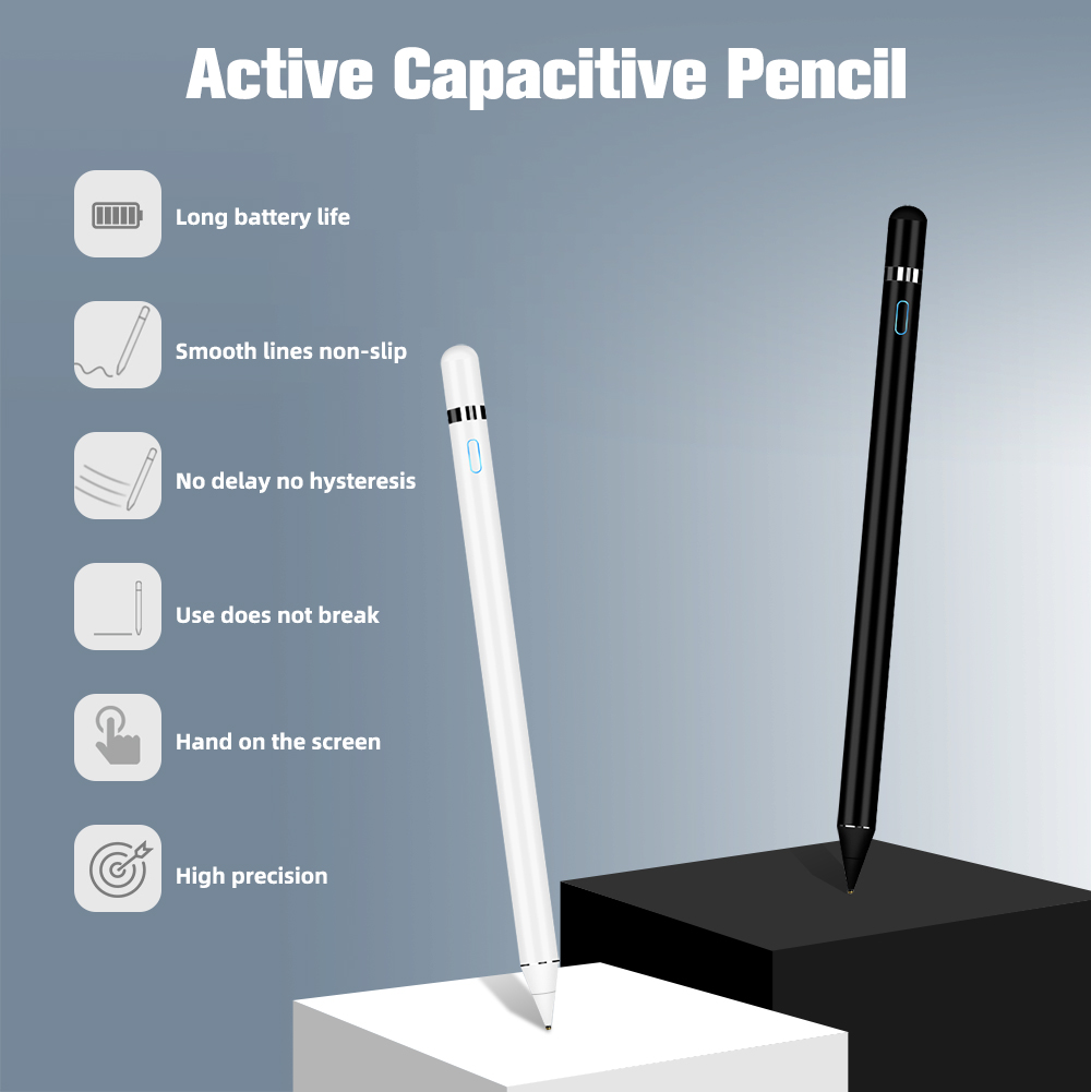 รูปภาพเพิ่มเติมเกี่ยวกับ Active Stylus Pen for Tablet Mobile Touch Pen Compatible with iPhone iPad Samsung/Android Smart Phone&Tablet