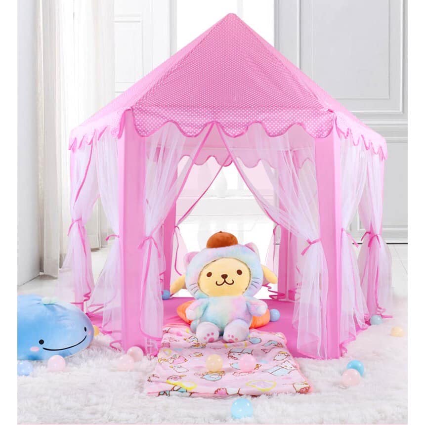 Lều cho bé/ lều cắm trại/ lều công chúa/ lều lục giác phong cách Hàn Quốc
